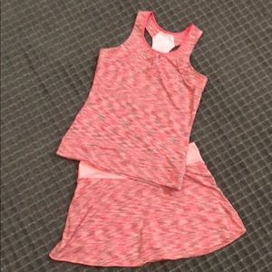 K Swiss tennis tank and skirt